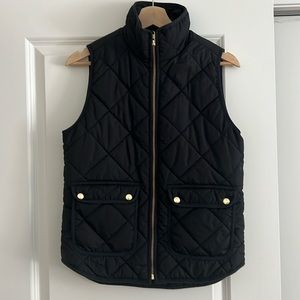 J. Crew Black Primaloft Vest